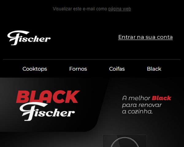 Topo do e-mail de Black Friday